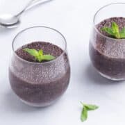 Mint Chocolate Chia Pudding