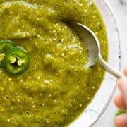 Homemade Tomatillo Salsa Verde Recipe | Ready In 10 Minutes!