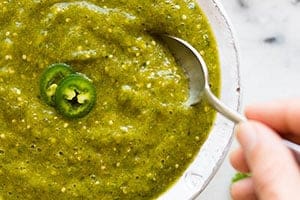 Homemade Tomatillo Salsa Verde Recipe | Ready In 10 Minutes!