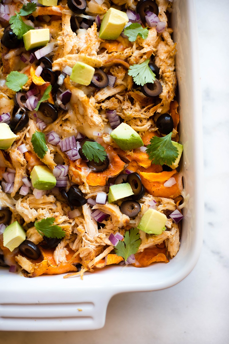 Sweet Potato Nachos | These are some serious nachos, peeps. So much flavor. So many textures and without any processed, over-salted chips. SO GOOD! | A Sweet Pea Chef