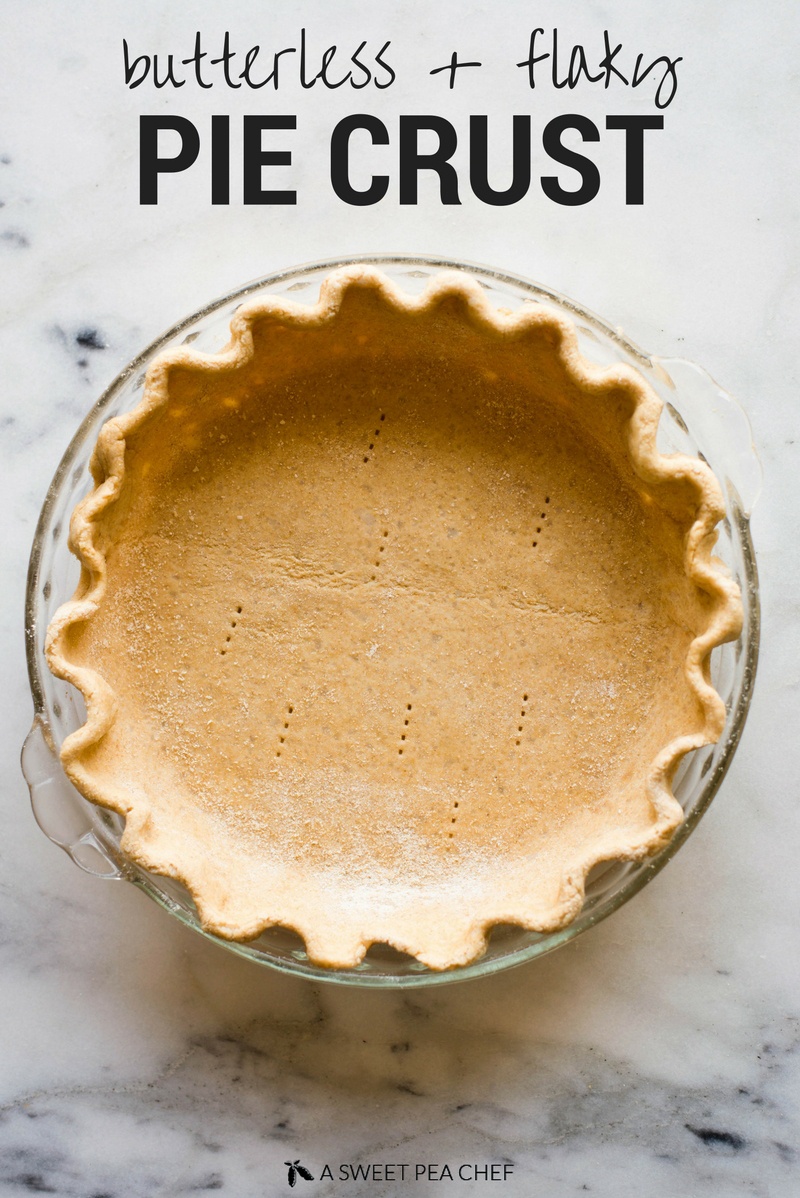 Butterless & Flaky Pie Crust | A clean, easy, and delicious flaky pie crust. | A Sweet Pea Chef