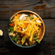 Slow Cooker Chicken Tortilla Soup