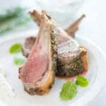 Rack of Lamb with Yogurt Mint Sauce - Square Recipe Preview Image