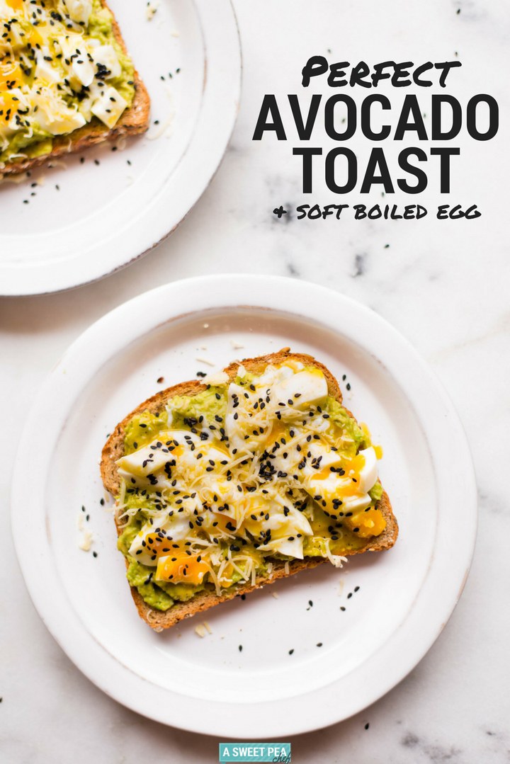 This perfect avocado toast is packed with complex carbs, protein, healthy fat, and fiber. A delicious choice for any meal, make your clean-eating avocado toast just the way you like it!