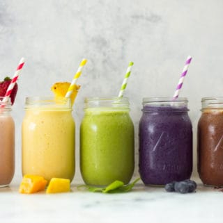 5 High Protein Fruit Smoothie Recipes For Weight Loss (5 Ingredients or Less!)