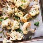 Easy Parmesan Roasted Cauliflower - Square Recipe Preview Image