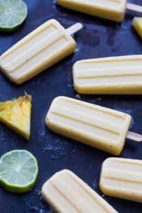 An easy and healthy summertime treat, theseÂ Spicy Pineapple Popsicles are only 4 ingredients and are sweetener free, dairy free, vegan, and paleo!