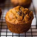 Banana Chocolate Chip Muffins - Square Recipe Preview Image