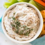 Caramelized Onion Dip Square Recipe Preview Image