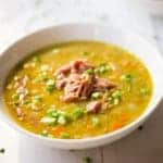 Slow Cooker Split Pea Soup - Square Recipe Preview Image