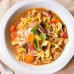 Easy Turkey Noodle Soup Square Recipe Preview Image