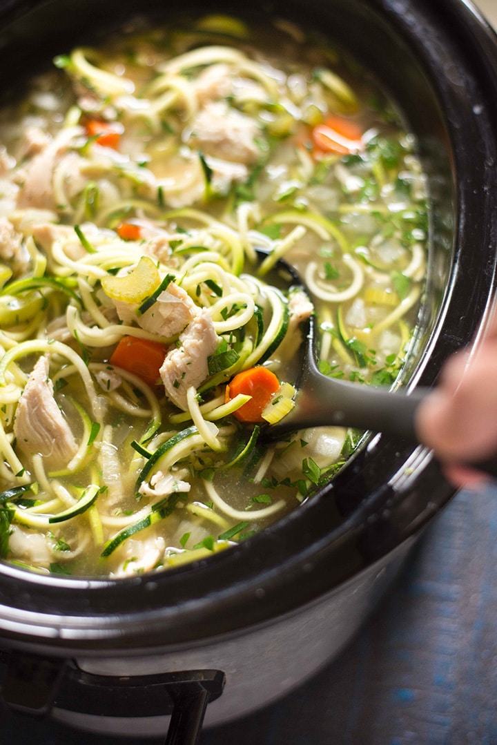 Slow Cooker Chicken Noodle Soup A Healthy Meal Option A Sweet Pea Chef,Grilled Salmon Recipe