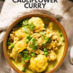 Slow Cooker Chicken Cauliflower Curry | How to make slow cooker chicken cauliflower curry that is easy, healthy, and delicious! | A Sweet Pea Chef