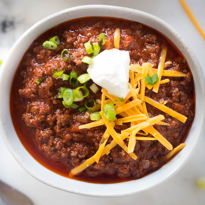 Texas Chili Recipe • A Sweet Pea Chef