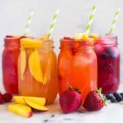 Skip the sugar and let me show you how to make homemade lemonade with honey. Check out this easy homemade lemonade recipe plus 4 flavorful and fruit lemonade variations!