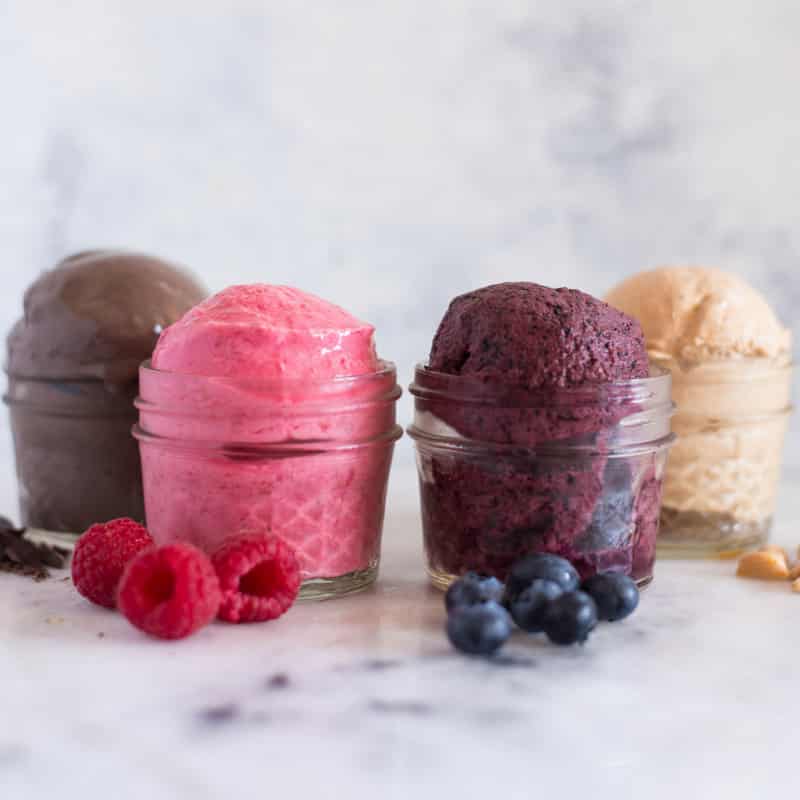How To Make Frozen Yogurt | Find out how easy it is to make healthy frozen yogurt with fresh fruit at home and without an ice cream maker.  Enjoy these 4 new easy frozen yogurt recipes. | A Sweet Pea Chef