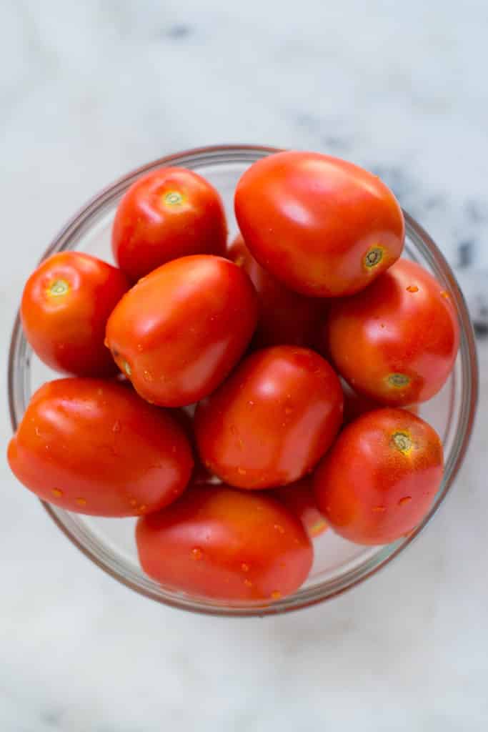 tomatoes in a bowl