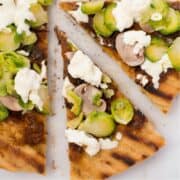 Grilled Pizza with Maple Onion Jam | Learn how to make delicious and flavorful pizza on the grill | A Sweet Pea Chef
