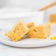 Easy Sweet Cornbread Recipe | This Easy Sweet Cornbread Recipe makes a moist, fluffy and healthy sweet cornbread that can be enjoyed for dinner with a homemade chili | A Sweet Pea Chef