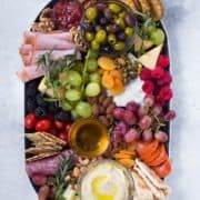Port Wine, Meat and Cheese Platter | Meat and cheese platter ideas and how to make a meat and cheese tray | A Sweet pea Chef