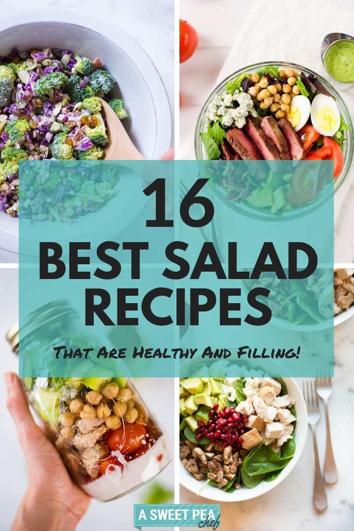 In need of salad ideas and good salad recipes? Welcome! Hope you are ready to have your mind blown by the best salad recipes that are filling, satisfying, and easy to make. From quick salad recipes to make ahead salads, you have plenty of options to make your salad meals healthy and delicious.
