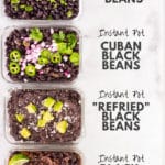 Healthy Instant Pot Black Beans Recipe How to make no soak Healthy Black Beans in the Instant Pot | A Sweet Pea Chef