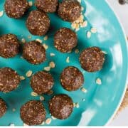 No Bake Chocolate Peanut Butter Energy Balls