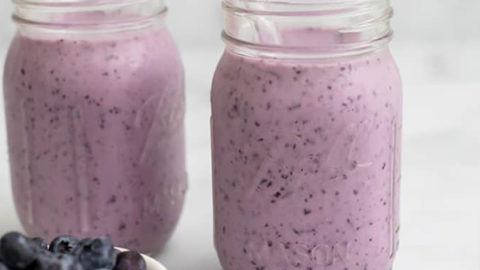blueberry protein shake