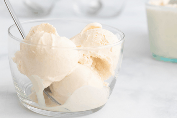 Healthy Vanilla Ice Cream | Just 4 Simple Ingredients