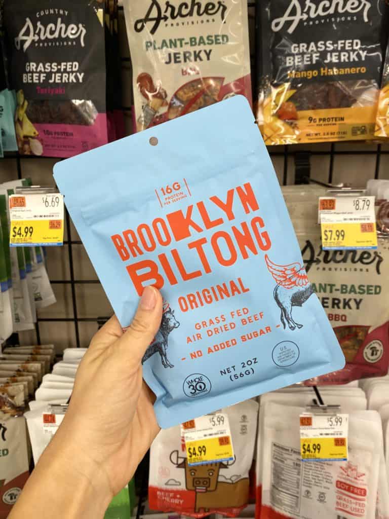 Brooklyn Biltong Beef jerky package