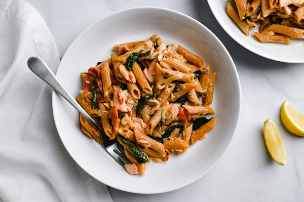 Creamy Salmon Pasta | Clean, Nutritious, And Simple To Make!
