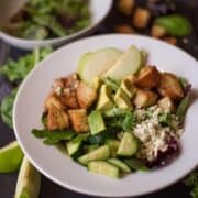 Apple and Gorgonzola Salad with Balsamic Vinaigrette