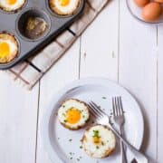 Baked Eggs In Spaghetti Squash Nests