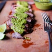 Flank Steak With Chimichurri Sauce