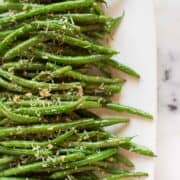 Garlic Parmesan Green Beans