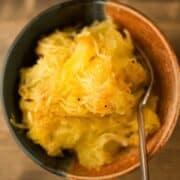 Spaghetti Squash Noodles in a bowl