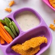 Kid-Friendly Cheddar Baked Crusted Chicken Strips