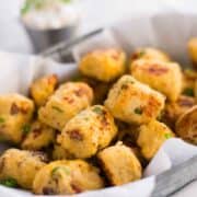 Loaded Cauliflower Tots