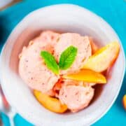 Peach Frozen Yogurt