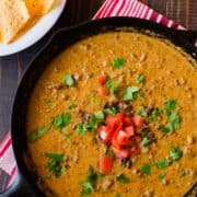 Queso Dip With Ground Beef
