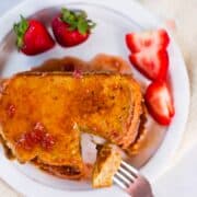 Strawberry French Toast (That's Actually Clean!)