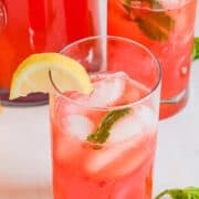 Strawberry Mint Lemonade