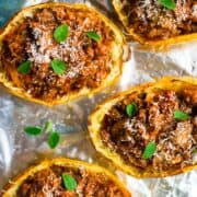 Stuffed Spaghetti Squash Bowls