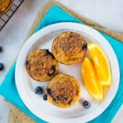 Healthy Blueberry Muffins