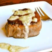 Filet Mignon with Gorgonzola Cream Sauce