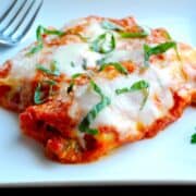 Sausage Stuffed Manicotti